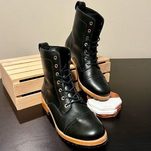 *RARE* PLG/Patina Women’s Lace-Up Boot | Black, Size 7 1/2